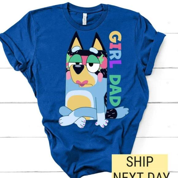 ConanGDesigner Other - Girl Dad Shirt, Bluey Girl Dad Unisex T-shirt